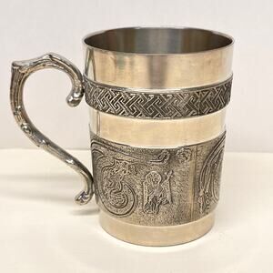 Mullingar Pewter Irish Book of Kells Tankard Cup